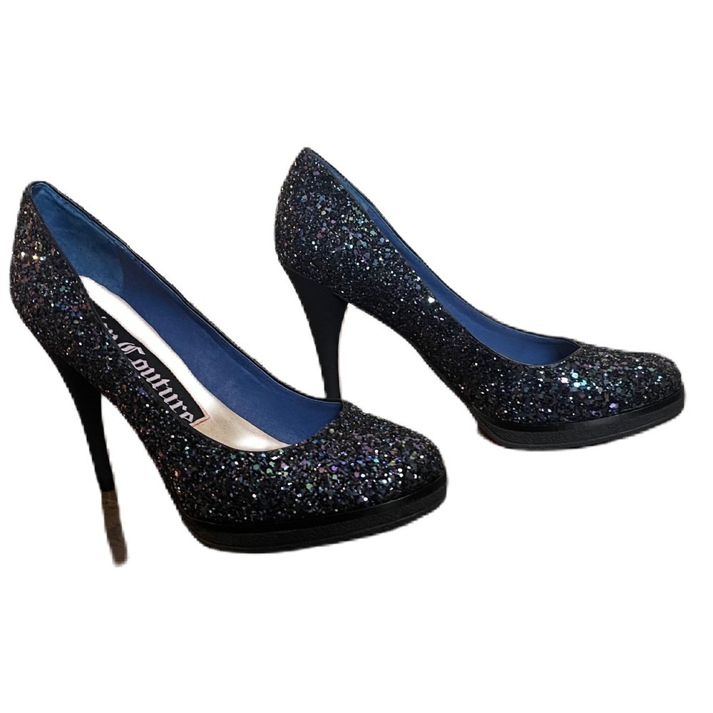 Sparkling Juicy Couture 4” heels - Picture 3 of 14